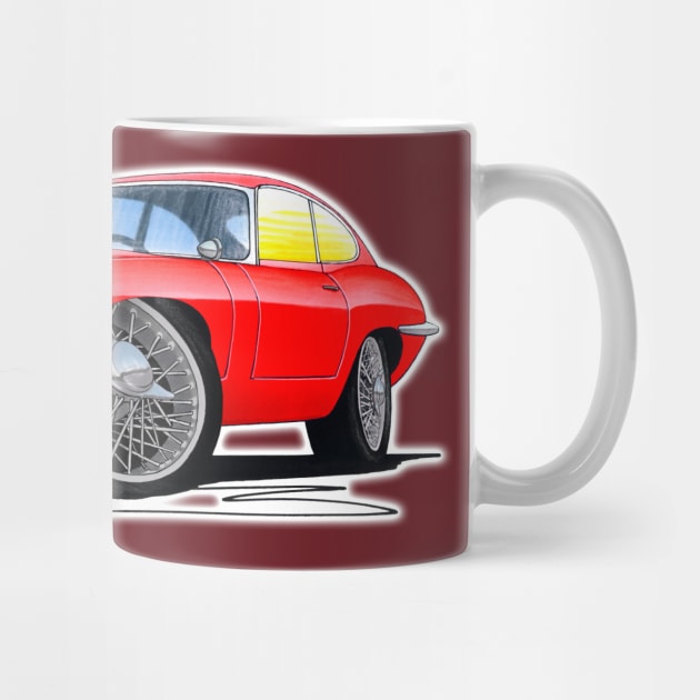 Jaguar E-Type S1 Red by y30man5